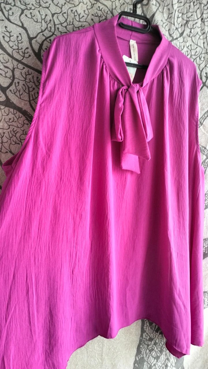 burgundy color blouse – photo 4